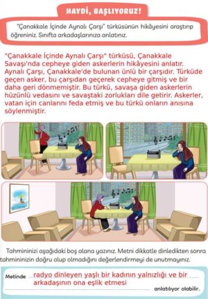 3. Sınıf Türkçe Kitabı Sayfa 63 64 65 Cevapları Meb