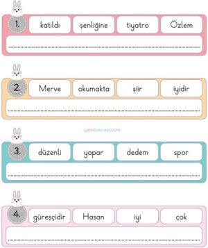 Cümle Oluşturalım