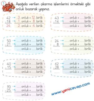2. Sınıf Matematik Ders Kitabı Sayfa 82 83 84 85 Cevapları Meb