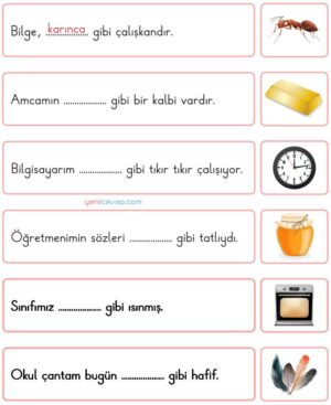 Yazalım Tamamlayalım