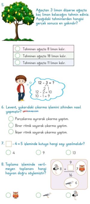 Toplama Çıkarma Testi