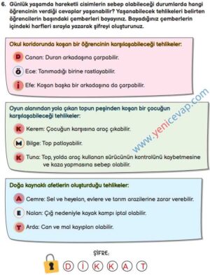 3. Sınıf Fen Bilimleri Kitabı Sayfa 89 92 93 95 97 Cevapları Meb