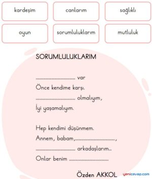 Tamamlayalım