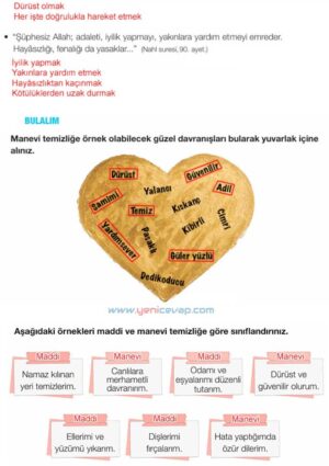 4. Sınıf Din Kültürü Kitabı Sayfa 107 108 110 111 Cevapları Meb