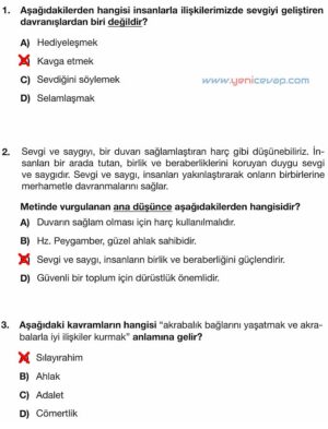 4. Sınıf Din Kültürü Kitabı Sayfa 75 76 77 Cevapları Meb