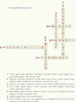 4. Sınıf Fen Bilimleri Kitabı Sayfa 173 174 175 176 177 Cevapları Meb