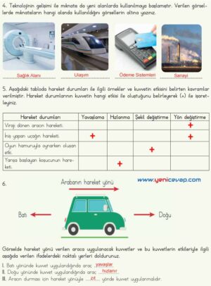 4. Sınıf Fen Bilimleri Kitabı Sayfa 93 94 95 Cevapları Meb