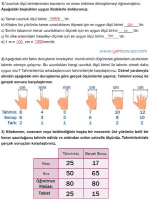 5. Sınıf Matematik 1. Kitap Sayfa 137 140 141 142 Cevapları Meb