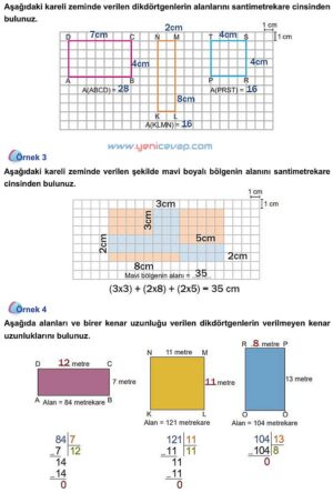 5. Sınıf Matematik 1. Kitap Sayfa 147 148 149 151 Cevapları Meb