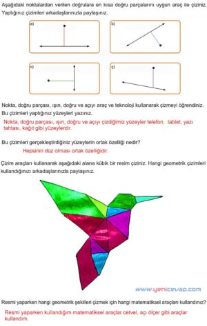 5. Sınıf Matematik 1. Kitap Sayfa 30 31 32 33 34 Cevapları Meb
