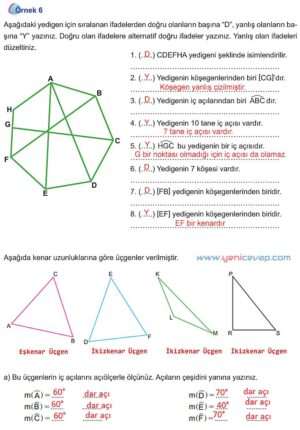 5. Sınıf Matematik 1. Kitap Sayfa 69 70 71 72 Cevapları Meb
