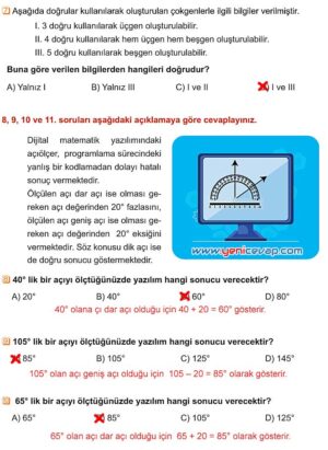 5. Sınıf Matematik 1. Kitap Sayfa 89 90 91 96 Cevapları Meb