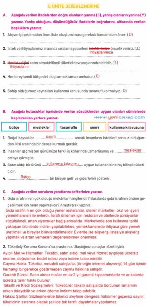 4. Sınıf Sosyal Bilgiler Kitabı Sayfa 146 147 Cevapları Hecce Yayınları
