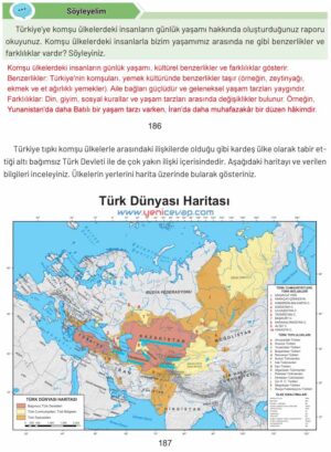 4. Sınıf Sosyal Bilgiler Kitabı Sayfa 186 187 188 189 Cevapları Hecce Yayınları