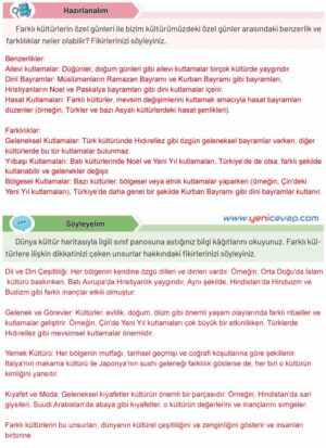 4. Sınıf Sosyal Bilgiler Kitabı Sayfa 190 192 193 194 Cevapları Hecce Yayınları