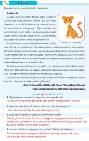 4. Sınıf Sosyal Bilgiler Kitabı Sayfa 30 31 32 Cevapları Hecce Yayınları
