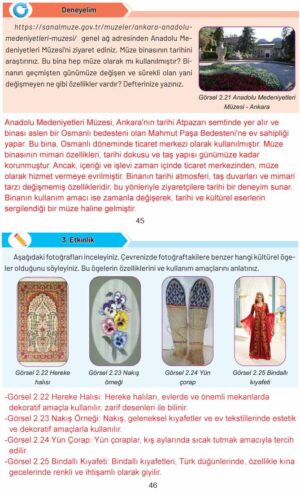 4. Sınıf Sosyal Bilgiler Kitabı Sayfa 44 45 46 Cevapları Hecce Yayınları
