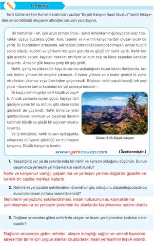 4. Sınıf Sosyal Bilgiler Kitabı Sayfa 84 85 86 87 Cevapları Hecce Yayınları