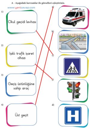 4. Sınıf Trafik Güvenliği Kitabı Sayfa 29 30 31 32 33 Cevapları Meb