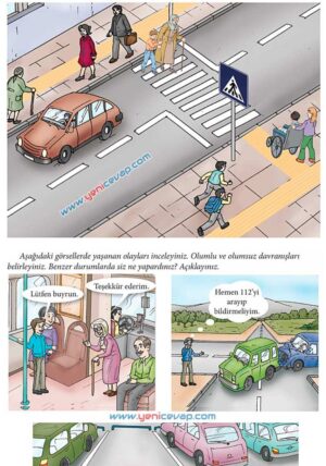 4. Sınıf Trafik Güvenliği Kitabı Sayfa 50 51 52 53 54 Cevapları Meb