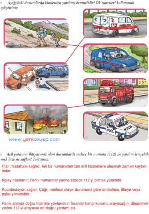 4. Sınıf Trafik Güvenliği Kitabı Sayfa 64 65 66 67 68 Cevapları Meb