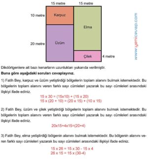5. Sınıf Matematik 2. Kitap Sayfa 130 131 132 133 134 Cevapları Meb