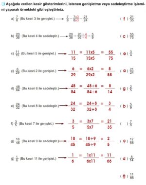 5. Sınıf Matematik 2. Kitap Sayfa 14 15 16 17 Cevapları Meb