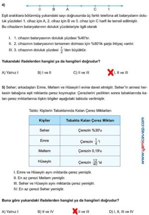 5. Sınıf Matematik 2. Kitap Sayfa 54 55 58 59 Cevapları Meb