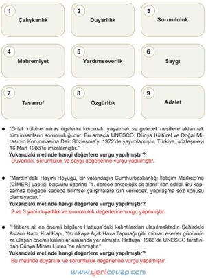 5. Sınıf Sosyal Bilgiler 1. Kitap Sayfa 141 142 143 144 145 146 147 Cevapları Meb