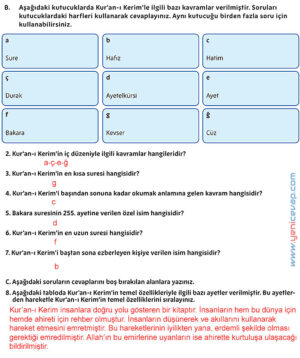 5. Sınıf Din Kültürü Kitabı Sayfa 122 123 124 125 127 128 129 Cevapları Meb