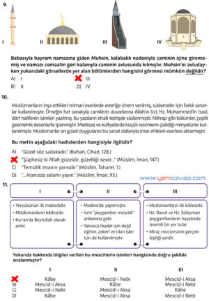 5. Sınıf Din Kültürü Kitabı Sayfa 180 181 182 183 184 185 Cevapları Meb