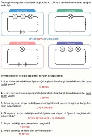 5. Sınıf Fen Bilimleri 2. Kitap Sayfa 126 127 128 129 130 Cevapları Meb