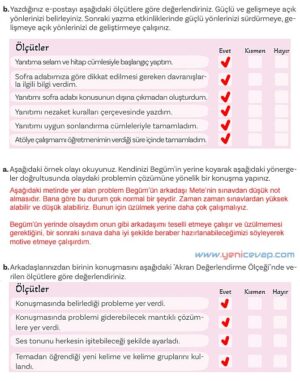 5. Sınıf Türkçe 2. Kitap Sayfa 104 105 106 107 108 Cevapları Meb