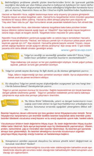 5. Sınıf Türkçe 2. Kitap Sayfa 133 134 135 136 Cevapları Meb