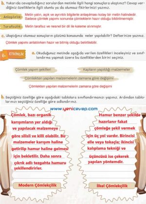 5. Sınıf Türkçe 2. Kitap Sayfa 49 50 51 52 Cevapları Meb