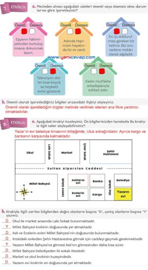5. Sınıf Türkçe 2. Kitap Sayfa 72 73 74 75 76 Cevapları Meb