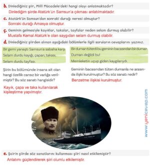 5. Sınıf Türkçe 1. Kitap Sayfa 109 110 111 112 113 Cevapları Meb