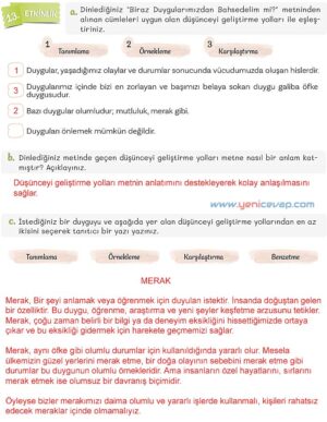 5. Sınıf Türkçe 1. Kitap Sayfa 143 144 145 146 147 Cevapları Meb