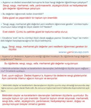 5. Sınıf Türkçe 1. Kitap Sayfa 148 150 153 154 Cevapları Meb