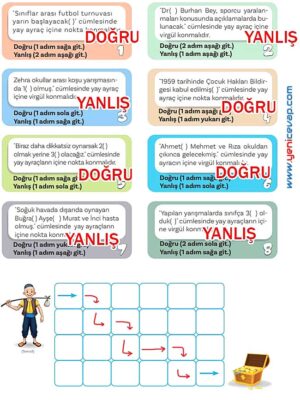 5. Sınıf Türkçe 1. Kitap Sayfa 65 66 68 69 70 Cevapları Meb