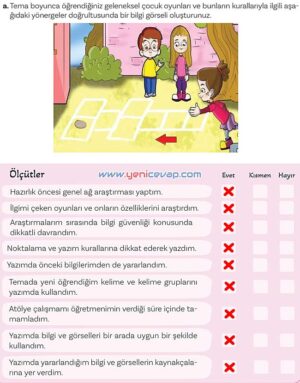 5. Sınıf Türkçe 1. Kitap Sayfa 71 73 74 75 76 Cevapları Meb