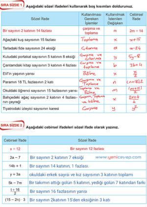 6. Sınıf Matematik Kitabı Sayfa 176 177 178 179 184 Cevapları Meb