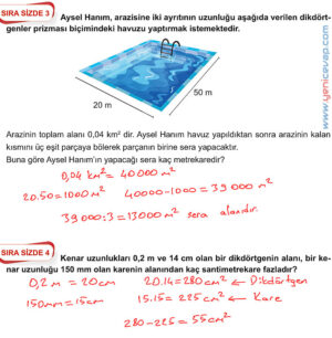 6. Sınıf Matematik Kitabı Sayfa 234 236 237 240 241 Cevapları Meb