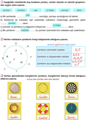 6. Sınıf Matematik Kitabı Sayfa 253 259 265 266 267 Cevapları Meb