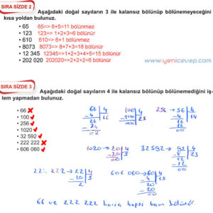 6. Sınıf Matematik Kitabı Sayfa 42 44 45 46 47 48 Cevapları Meb