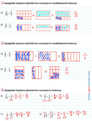 6. Sınıf Matematik Kitabı Sayfa 97 98 99 101 103 Cevapları Meb