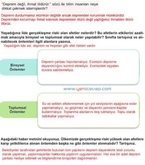 5. Sınıf Sosyal Bilgiler 1. Kitap Sayfa 62 63 64 65 66 68 69 70 71 Cevapları Meb