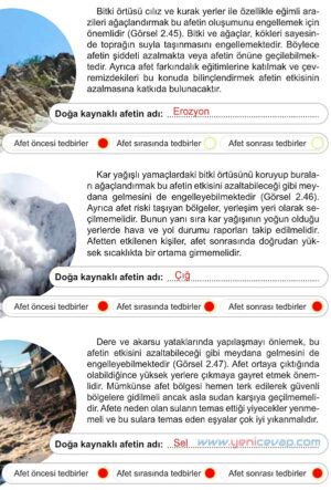 5. Sınıf Sosyal Bilgiler 1. Kitap Sayfa 95 96 97 100 101 103 105 107 108 Cevapları Meb
