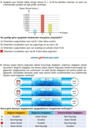 6. Sınıf Fen Bilimleri Kitabı Sayfa 150 151 152 153 154 Cevapları Meb
