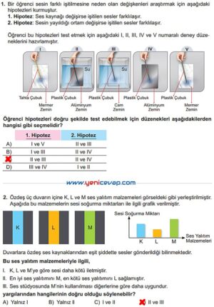 6. Sınıf Fen Bilimleri Kitabı Sayfa 161 162 163 164 165 Cevapları Meb